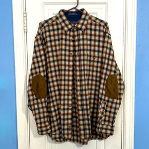 Pendleton Long Sleeve Plaid Shirt Sz L